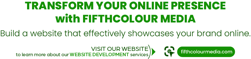 web design at FIFTHCOLOUR MEDIA